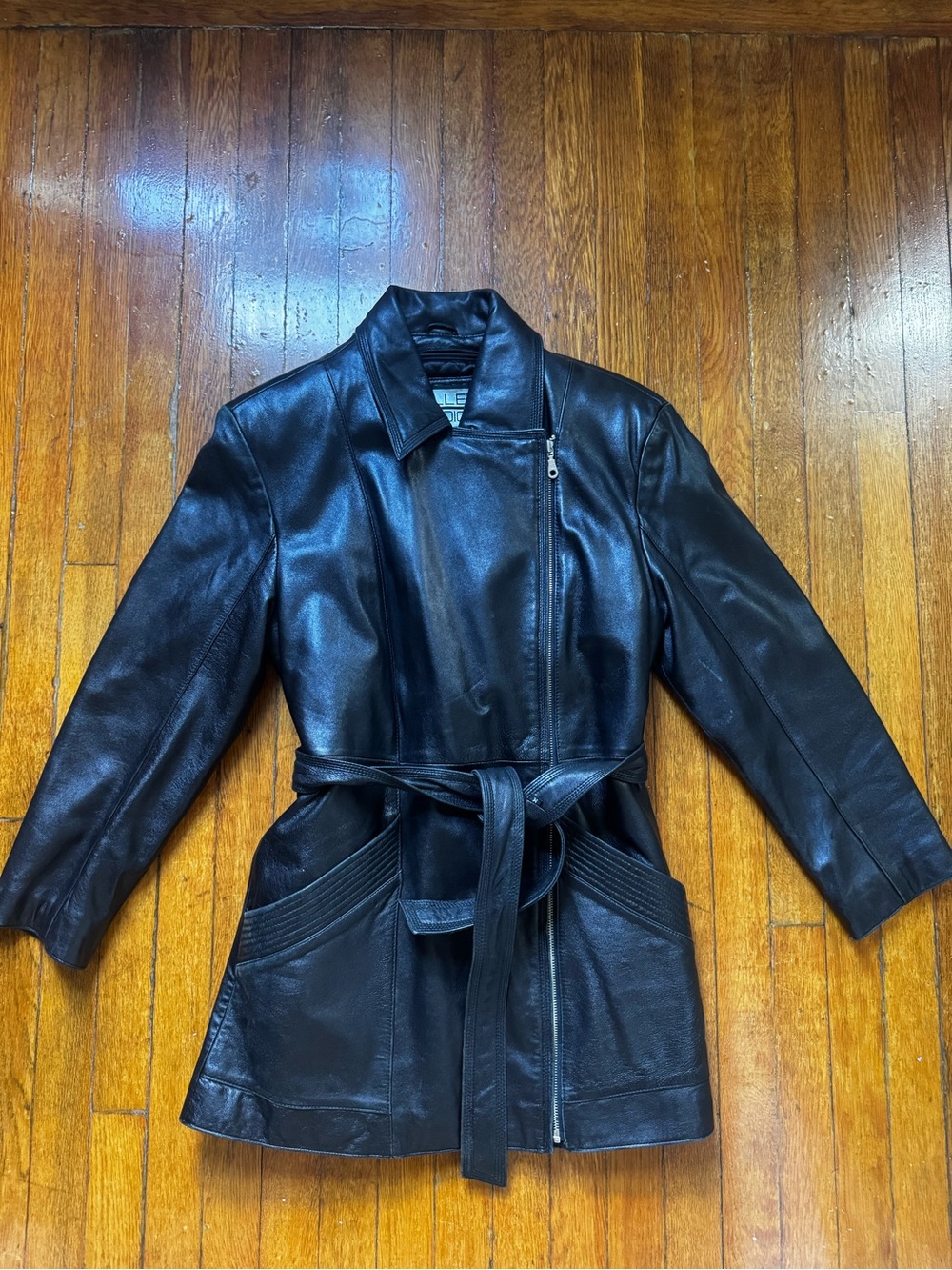 Belted Wilsons leather jacket